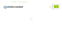 Tablet Screenshot of chitrascourier.com
